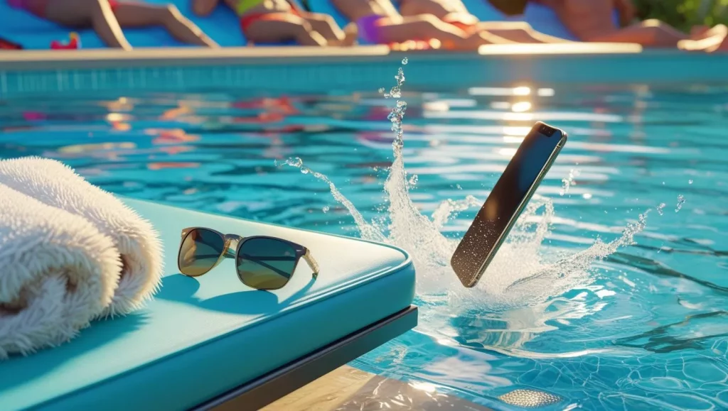 Smartphone op vakantie